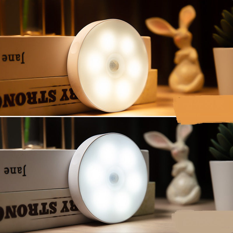 Premium Round Motion-Sensor Puck Light