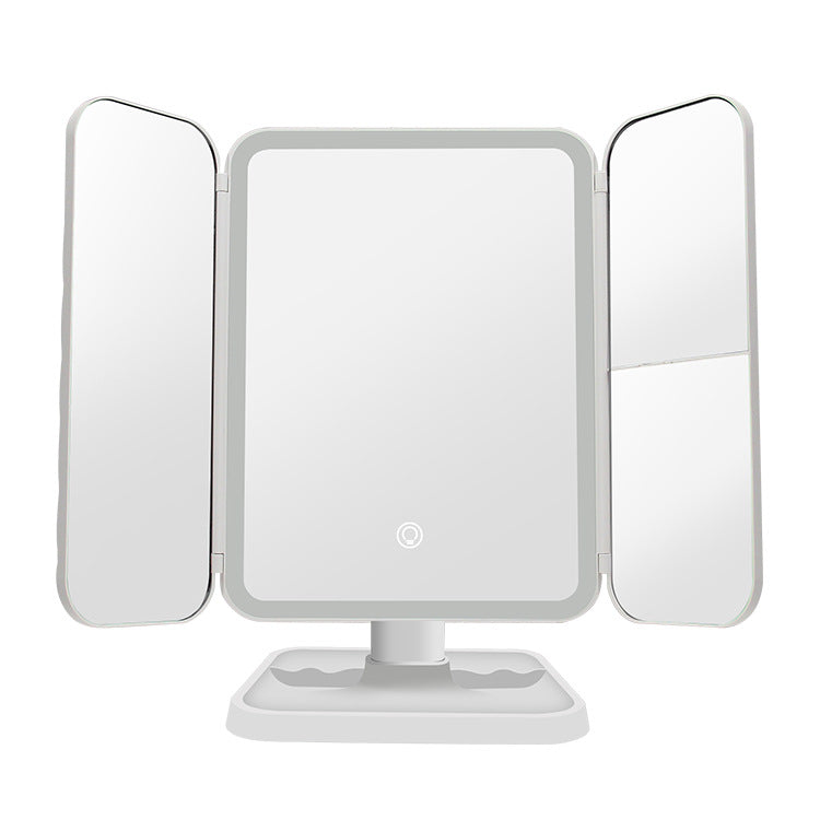 Tri-Fold LED Vanity Mirror