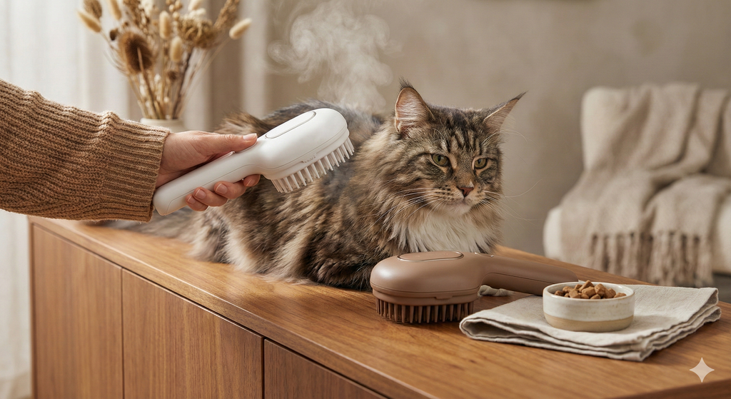 Electric Pet Grooming Brush